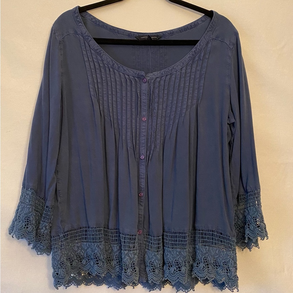 Blue American Eagle Blouse